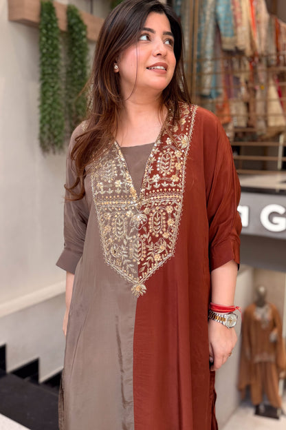 Arohi Embroidered Co ord Set