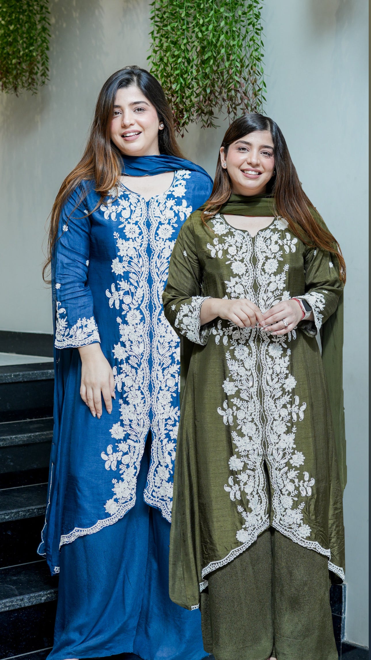 Jeeha Hand Embroidered Suit Set