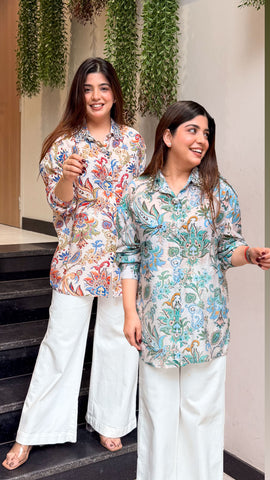 Logan Floral Embellished Shirt