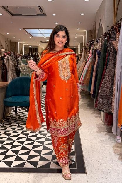 Husna Embroidered Suit Set