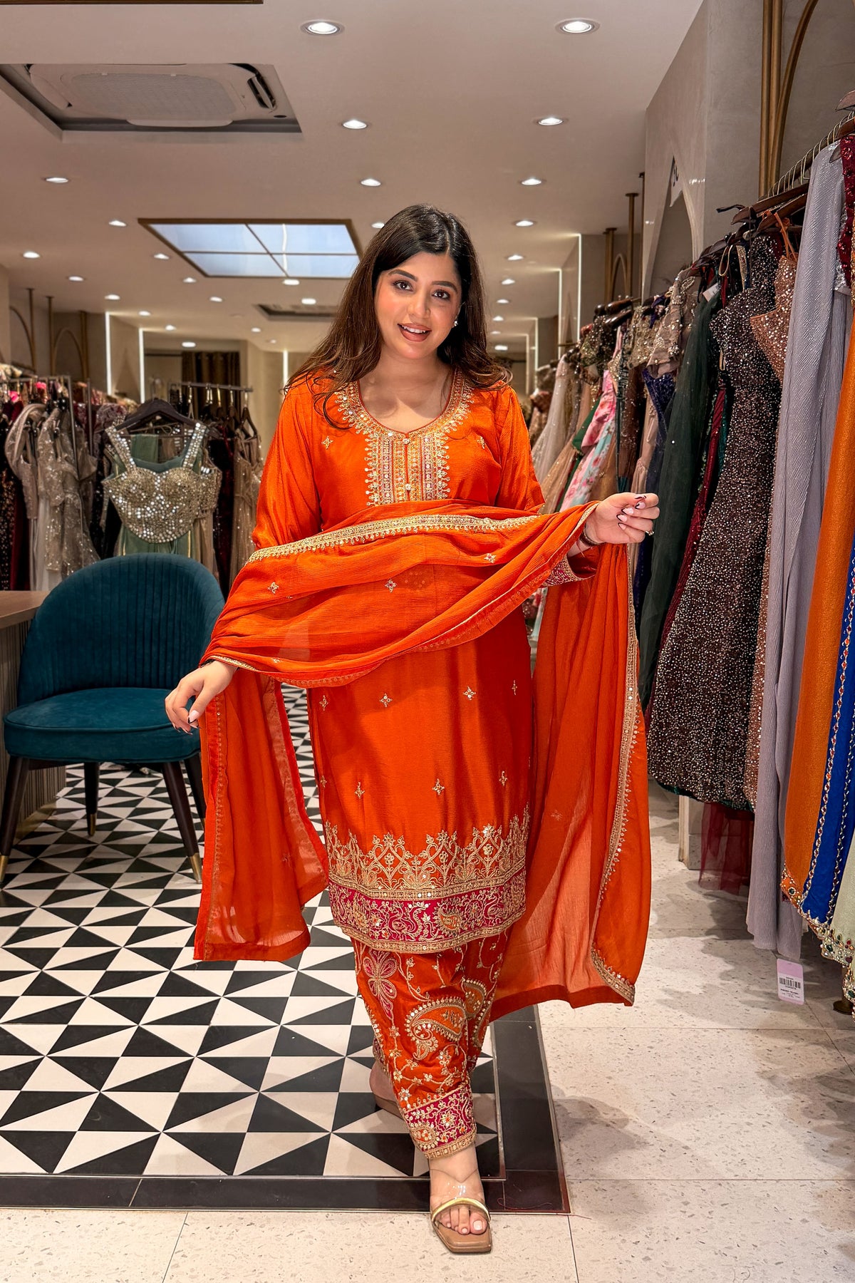 Husna Embroidered Suit Set