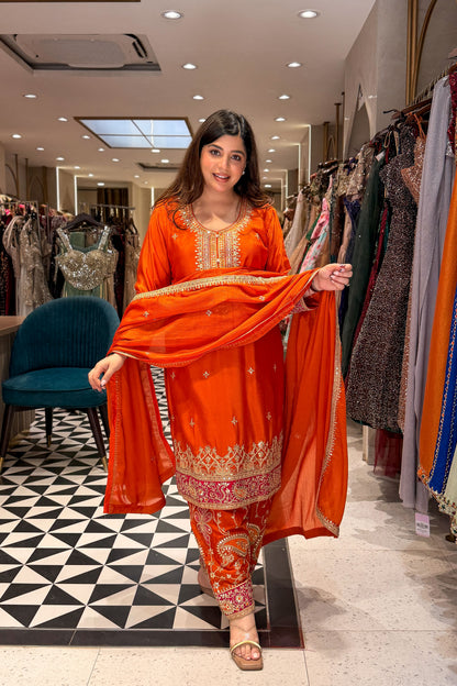 Husna Embroidered Suit Set