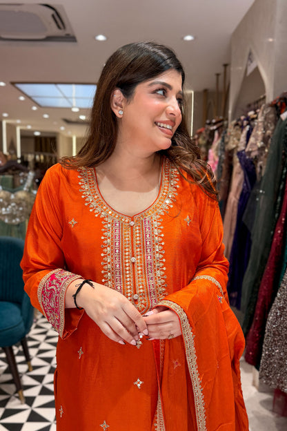 Husna Embroidered Suit Set
