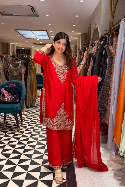 Sridat Beads Embroidered Suit Set