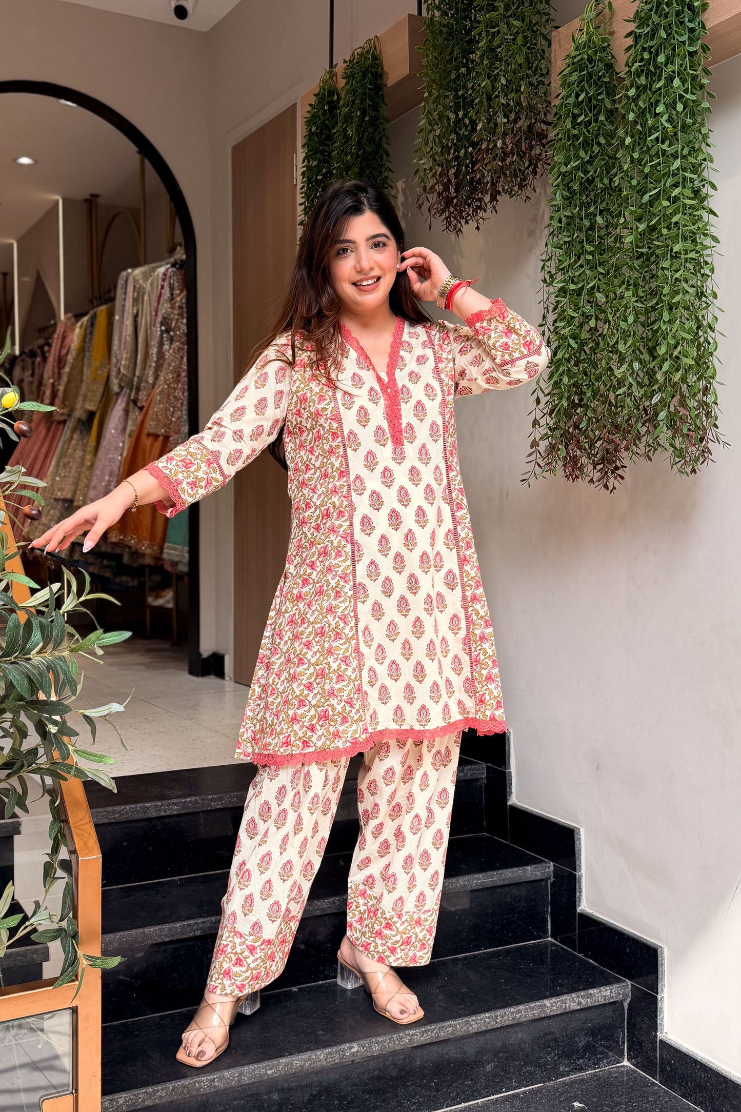 Sharvika Floral Printed Co ord Set