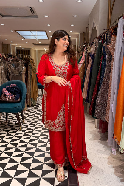 Sridat Beads Embroidered Suit Set