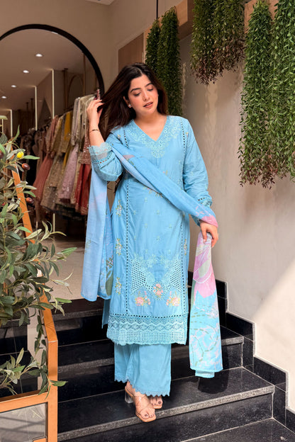 Vianya Embroidered Pakistani Suit Set