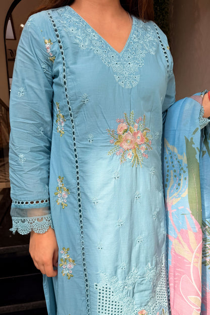 Vianya Embroidered Pakistani Suit Set