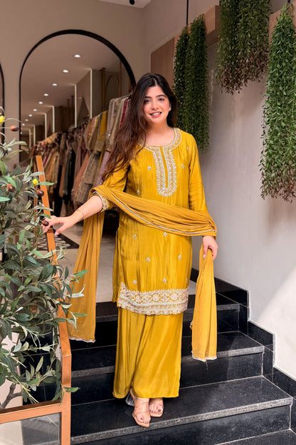 Indya Hand Embroidered Suit Set