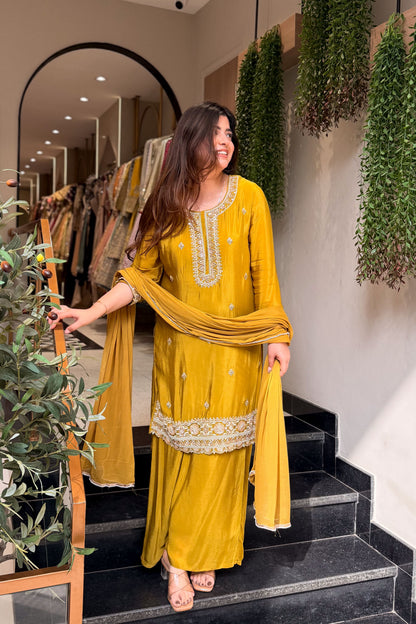 Indya Hand Embroidered Suit Set