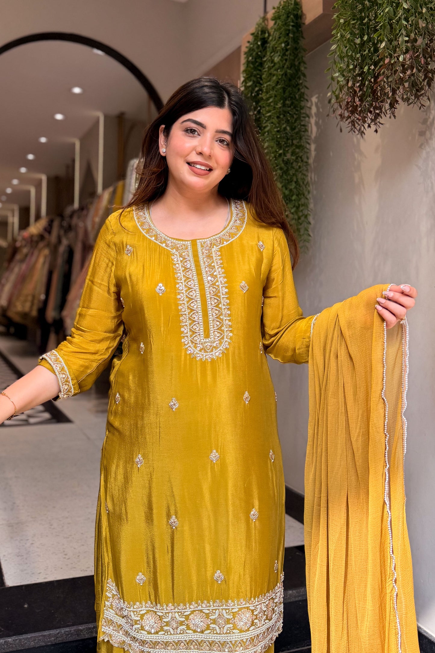 Indya Hand Embroidered Suit Set