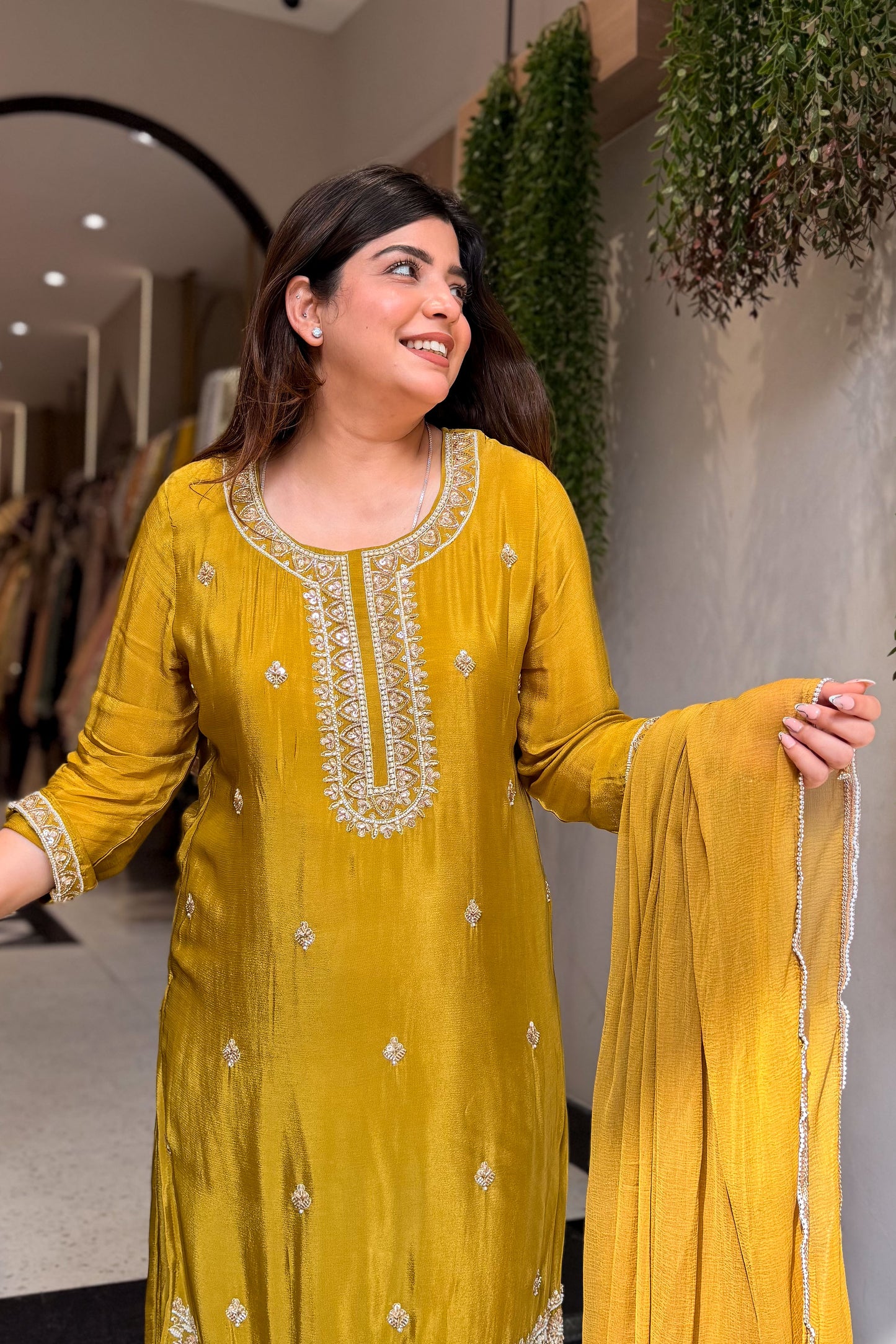 Indya Hand Embroidered Suit Set
