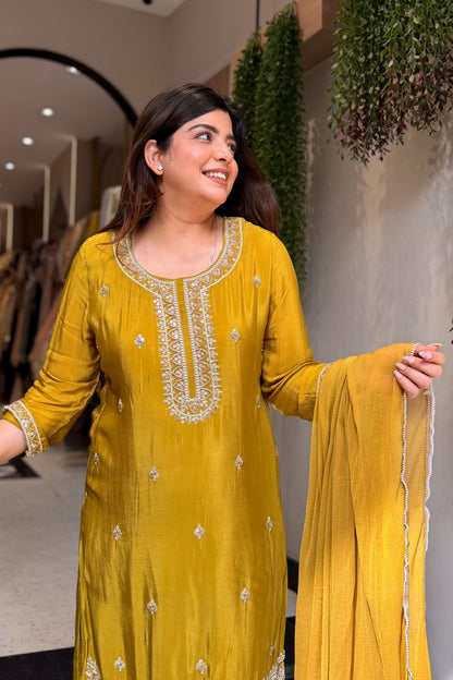 Indya Hand Embroidered Suit Set