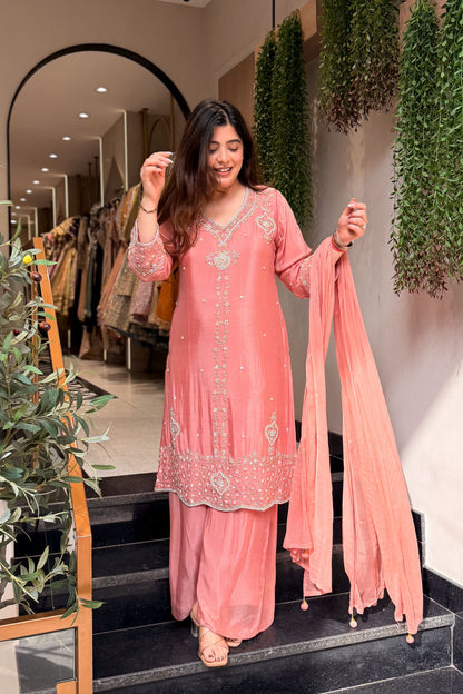 Kamiya Embroidered Suit Set