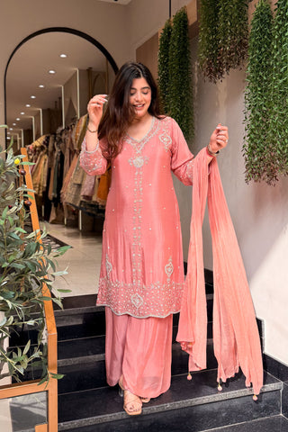 Kamiya Embroidered Suit Set