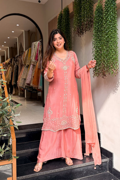 Kamiya Embroidered Suit Set