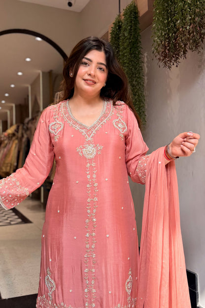 Kamiya Embroidered Suit Set