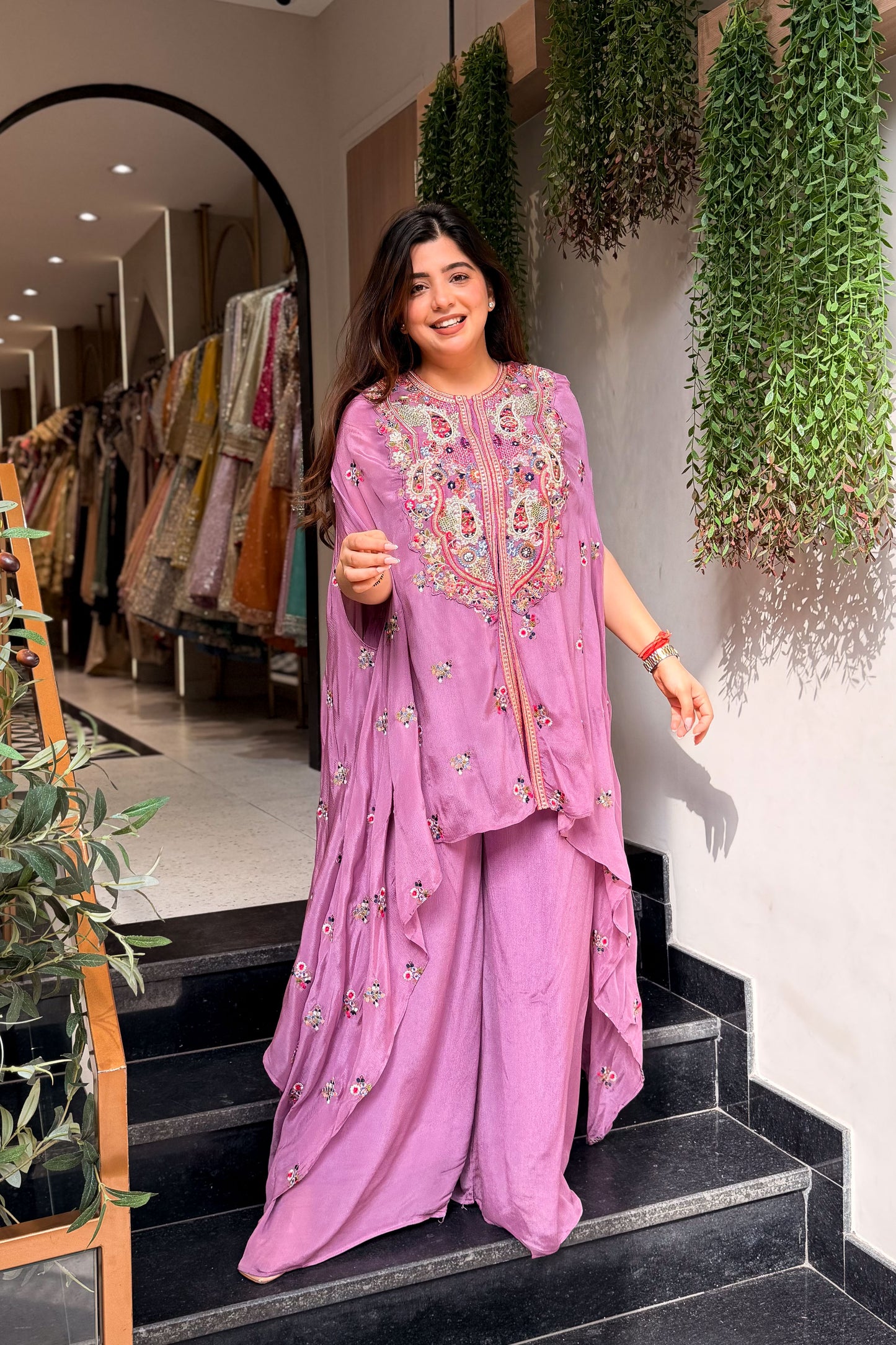 Tripti Hand Embroidered Three Piece Set