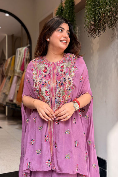 Tripti Hand Embroidered Three Piece Set