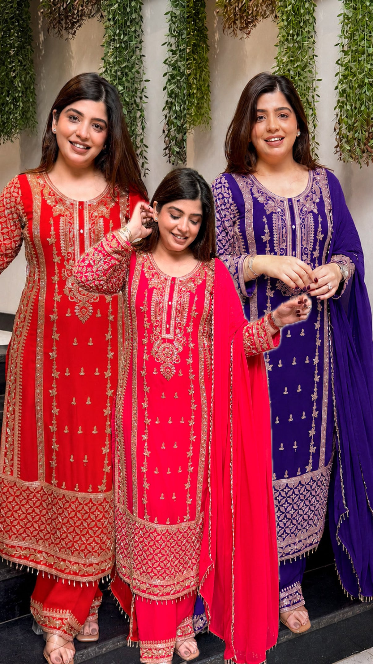 Shamita Hand Embroidered Suit Set