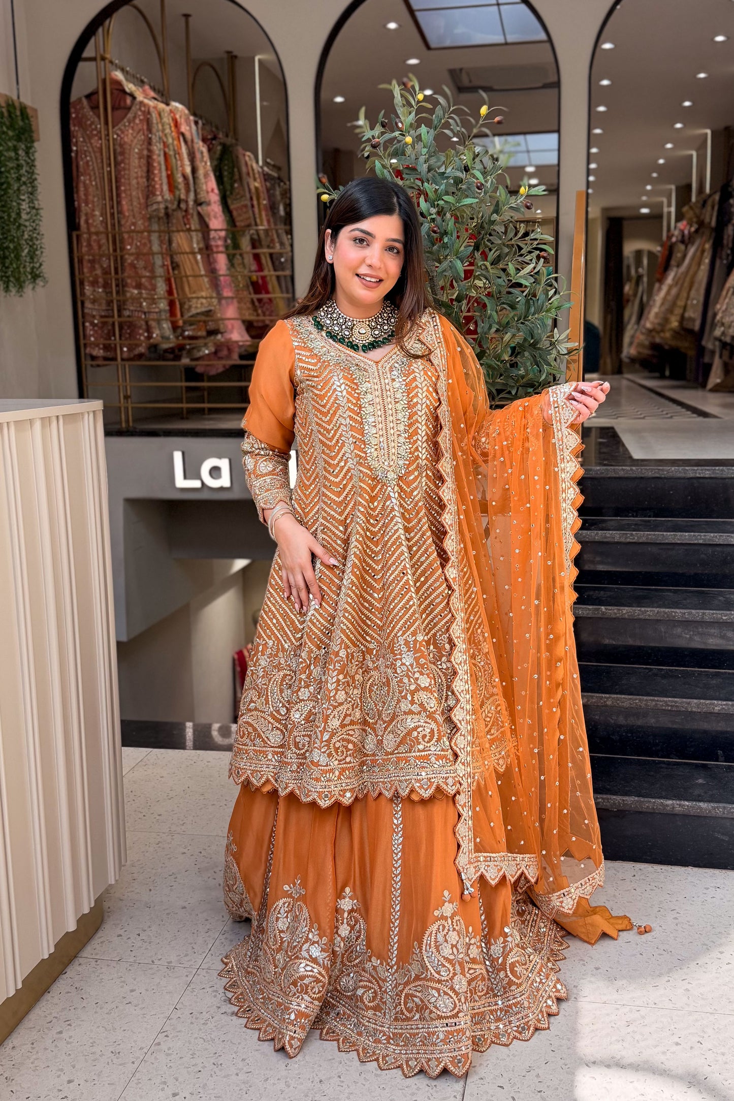 Ridhvika Hand Embroidered Lehenga