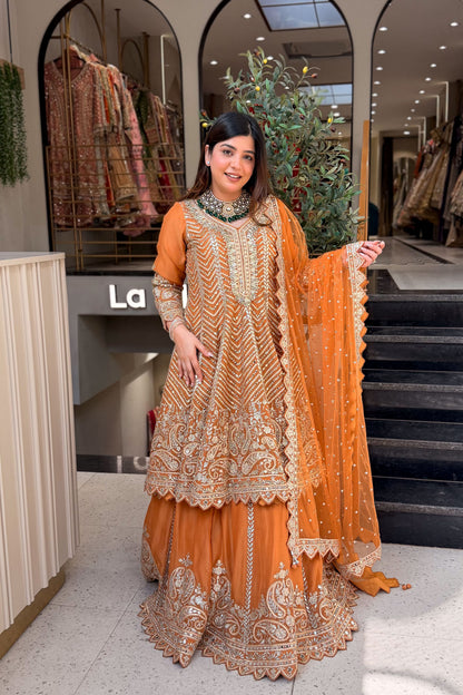 Ridhvika Hand Embroidered Lehenga