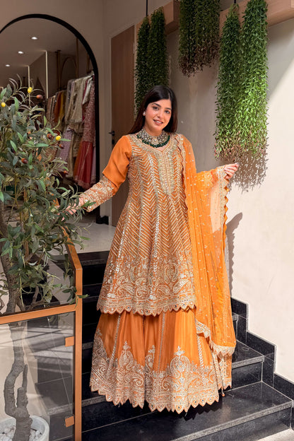 Ridhvika Hand Embroidered Lehenga