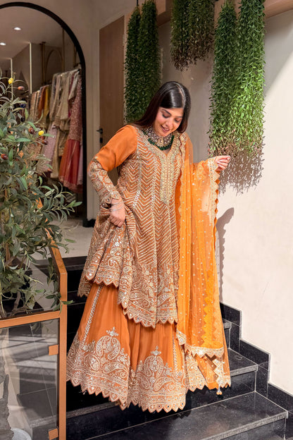 Ridhvika Hand Embroidered Lehenga
