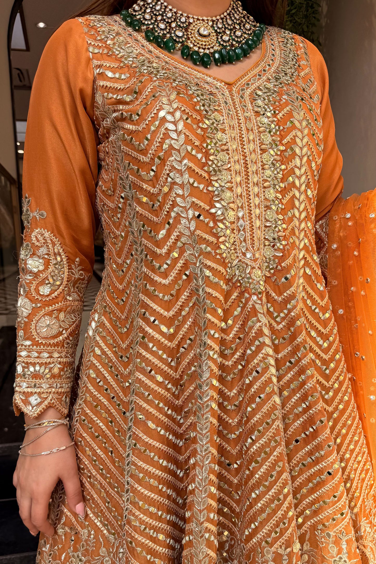Ridhvika Hand Embroidered Lehenga
