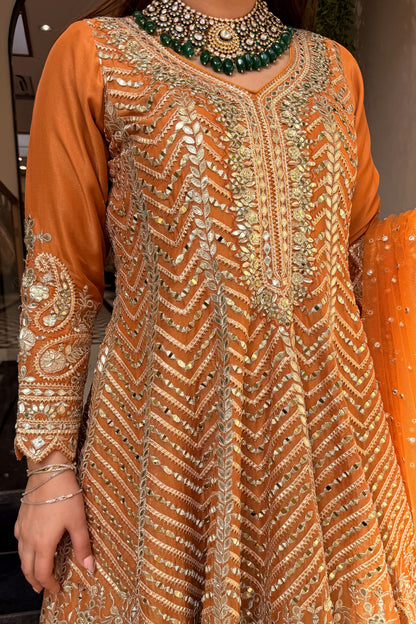 Ridhvika Hand Embroidered Lehenga