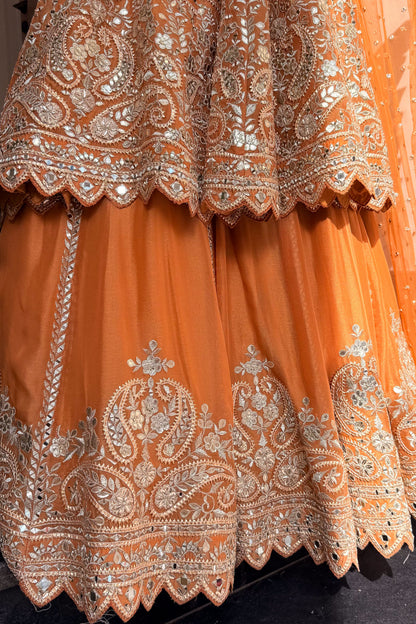 Ridhvika Hand Embroidered Lehenga