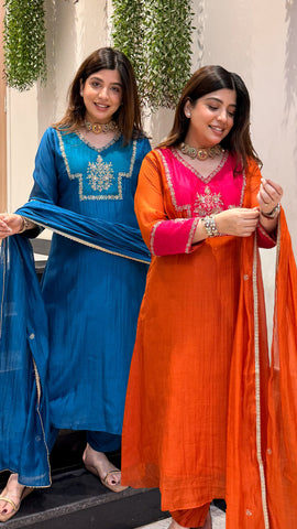 Priyal Hand Embroidered Suit Set