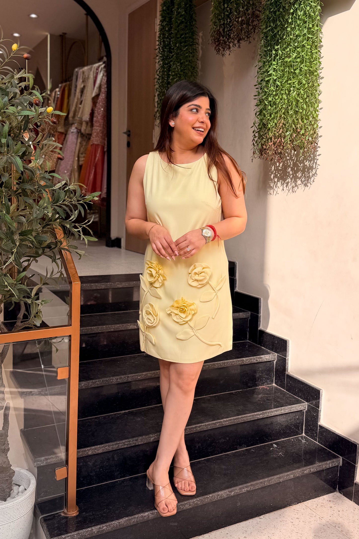 Willow Flower Patch Detailing Dress