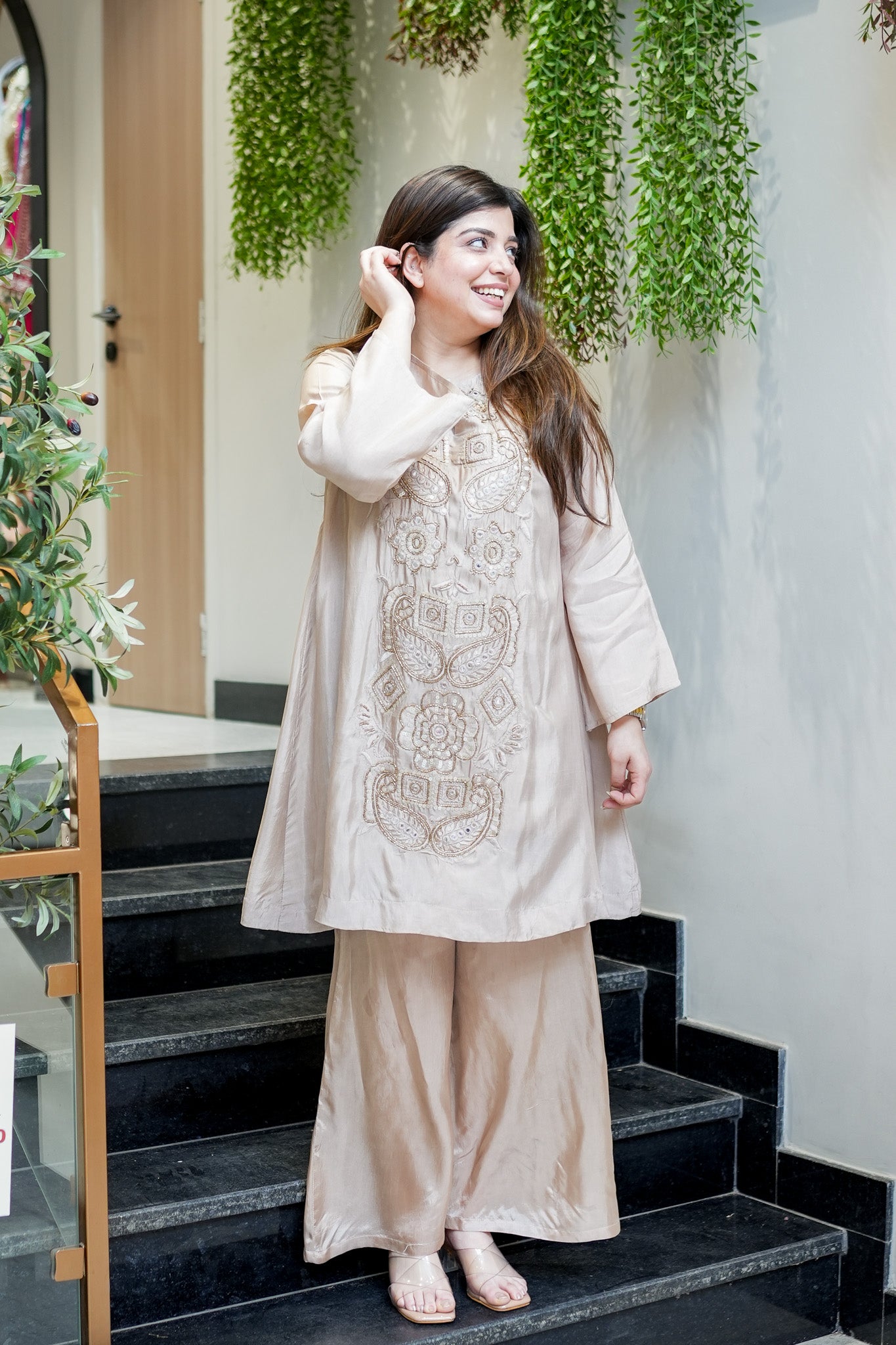 Swara Embroidered Co ord Set