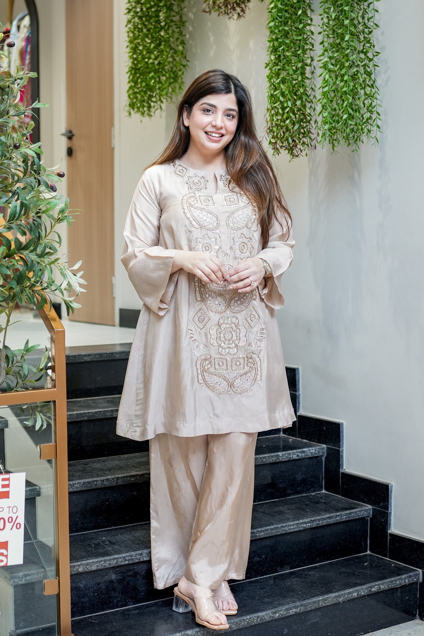 Swara Embroidered Co ord Set