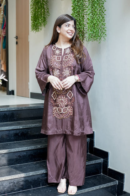 Swara Embroidered Co ord Set
