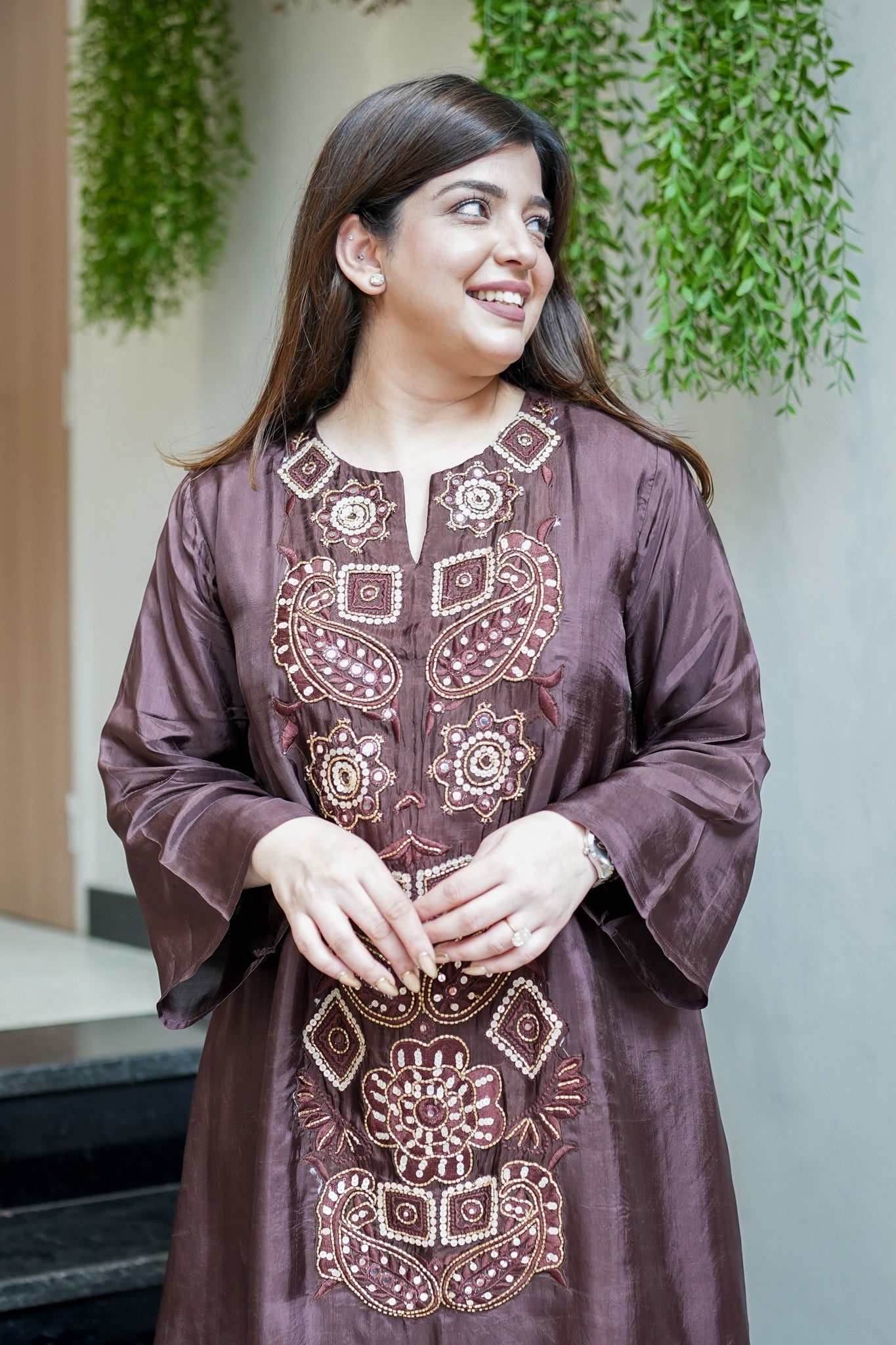 Swara Embroidered Co ord Set