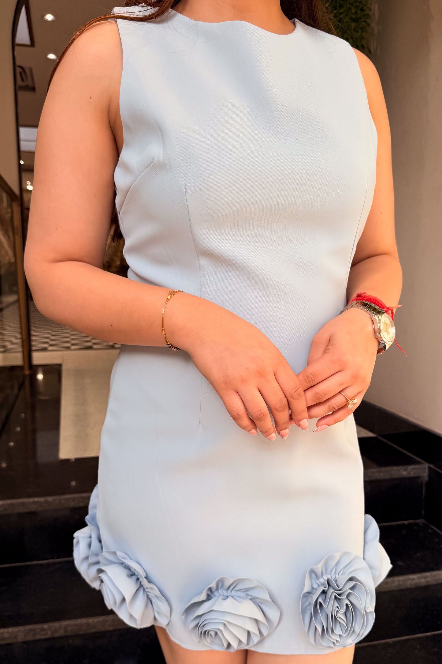 Willow Flower Patch Detailing Dress