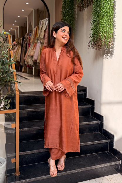 Tabeer Lace Detailing Co ord Set