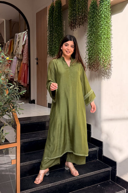 Tabeer Lace Detailing Co ord Set