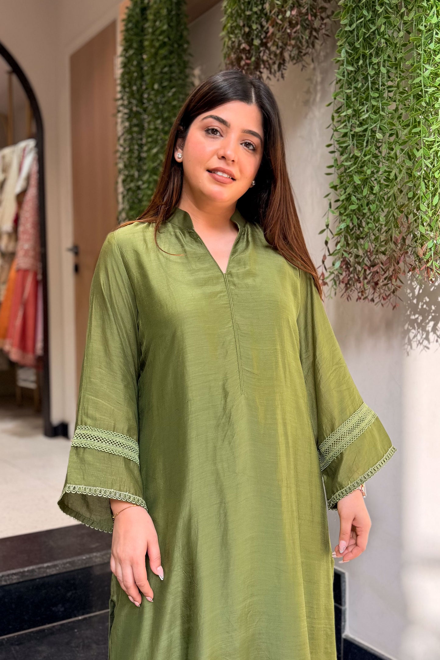 Tabeer Lace Detailing Co ord Set