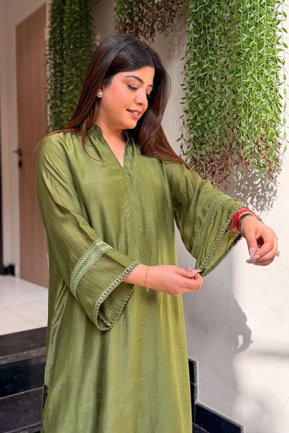Tabeer Lace Detailing Co ord Set