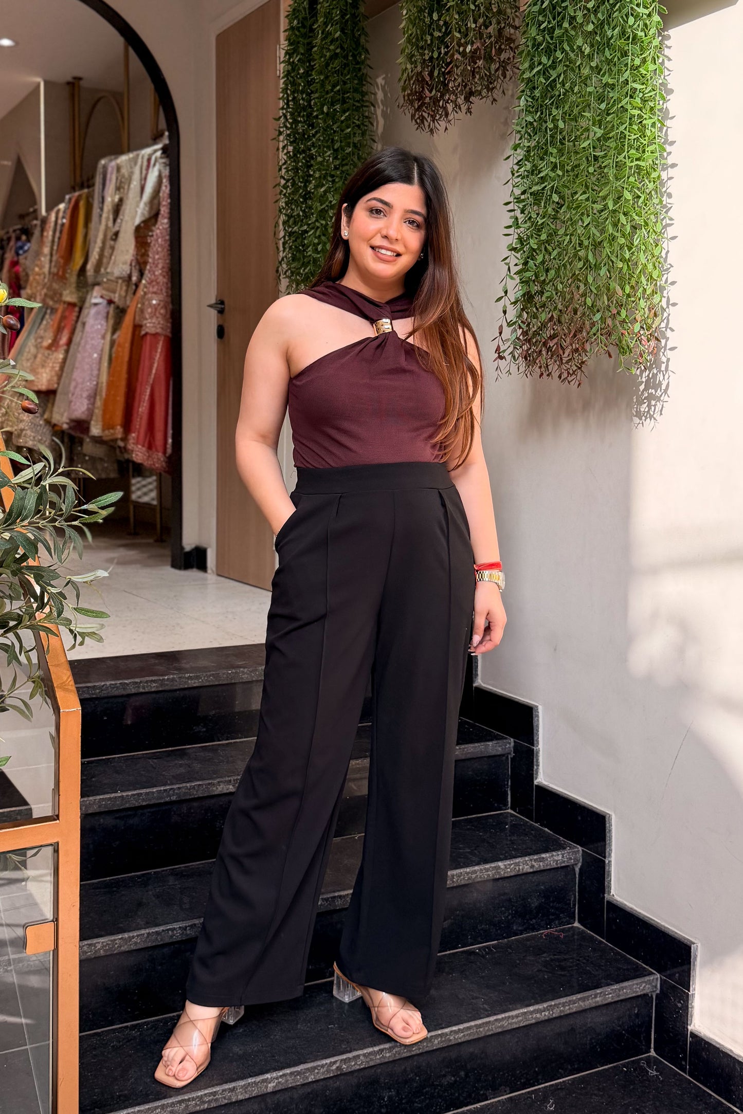 Romilly Loop Neck Top