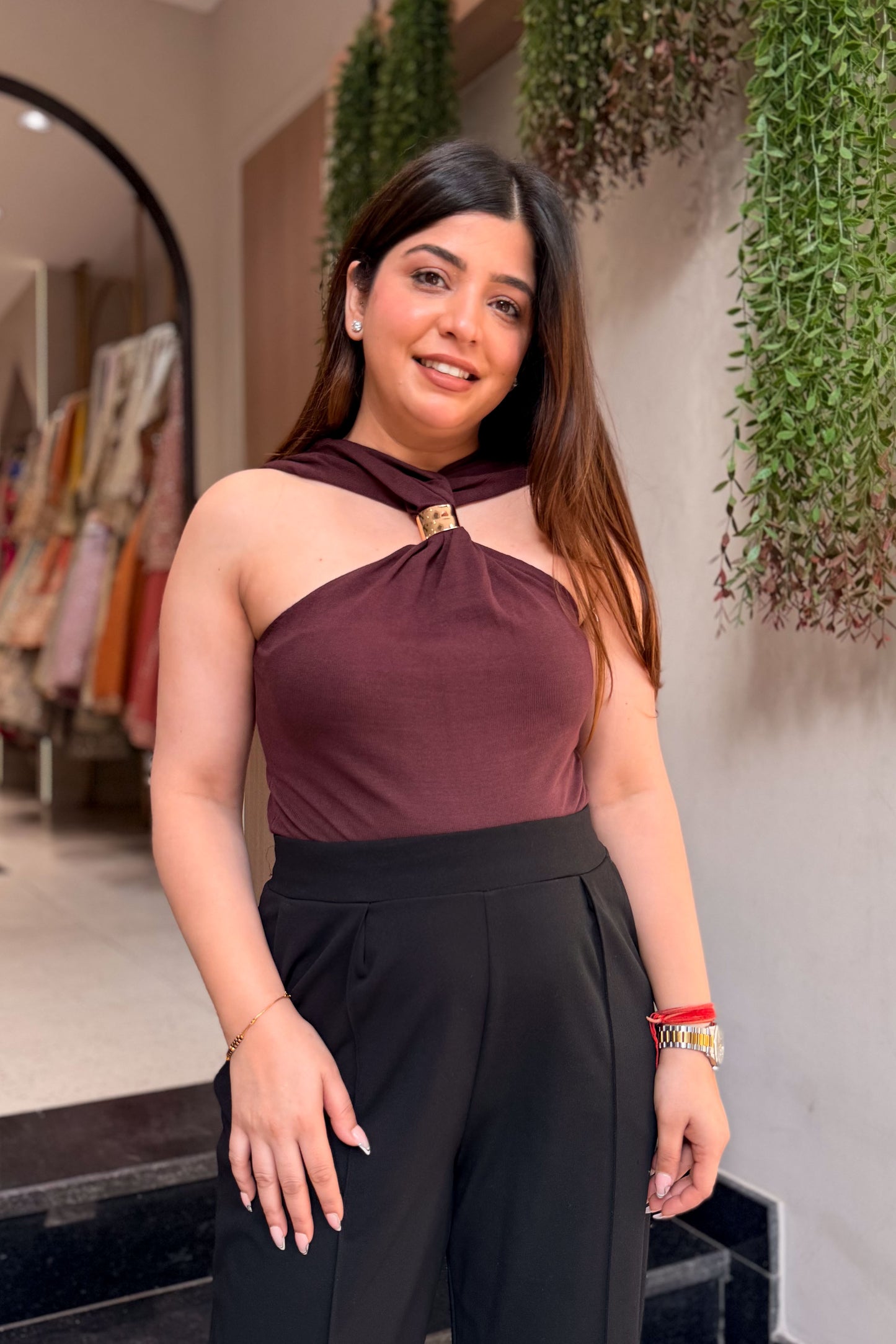 Romilly Loop Neck Top