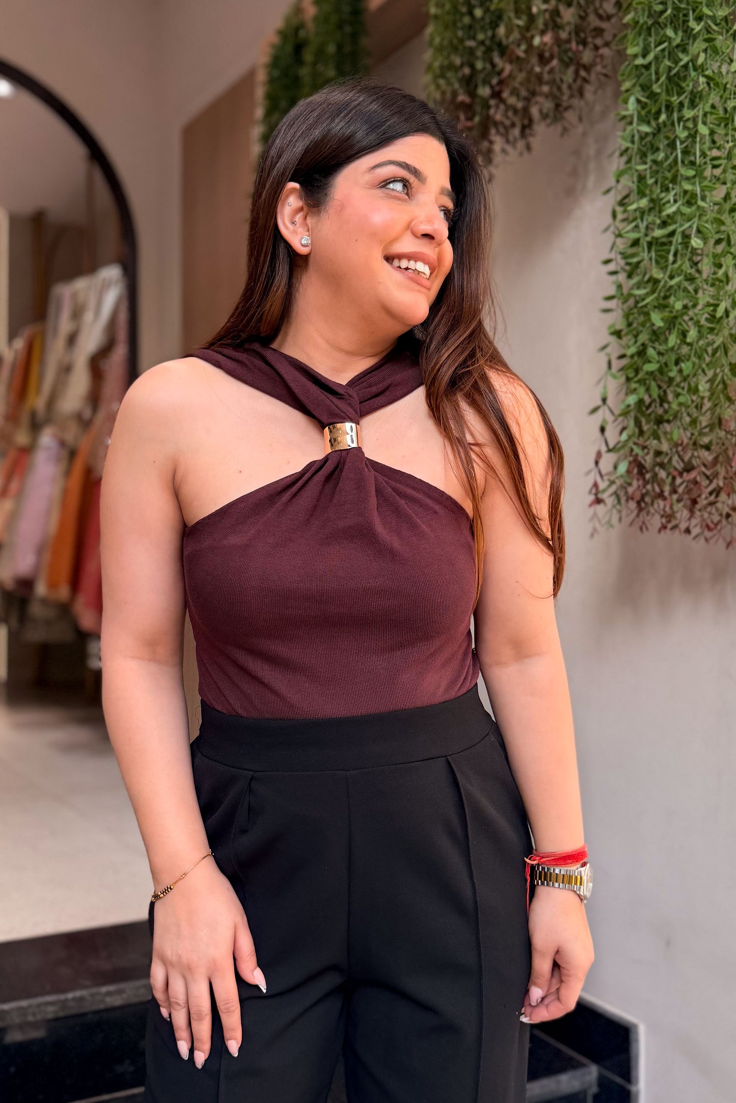 Romilly Loop Neck Top