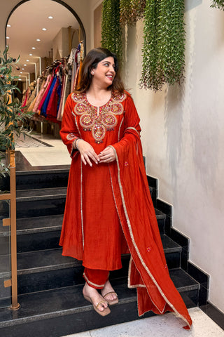 Sheena Hand Embroidered Suit Set