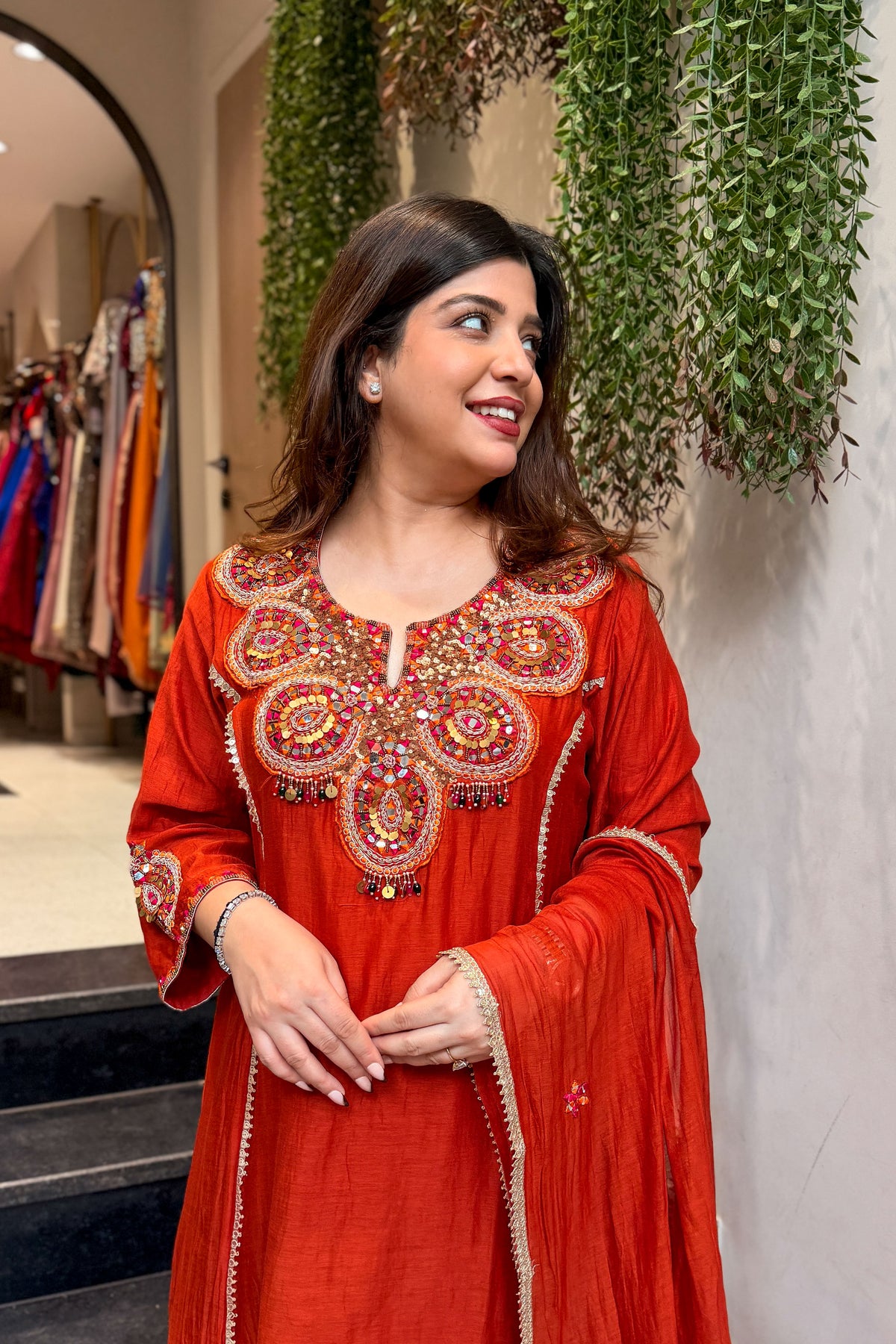 Sheena Hand Embroidered Suit Set