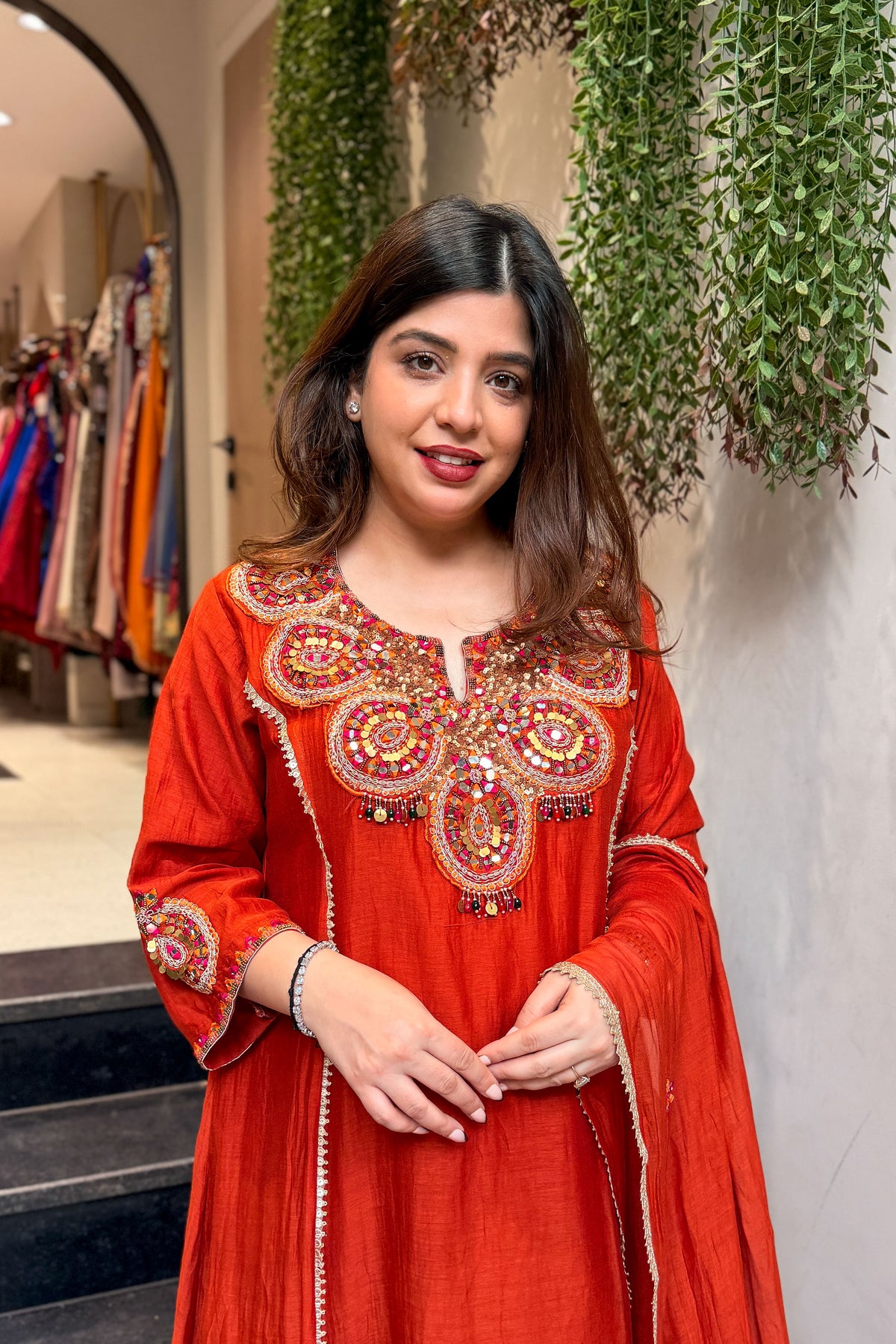 Sheena Hand Embroidered Suit Set