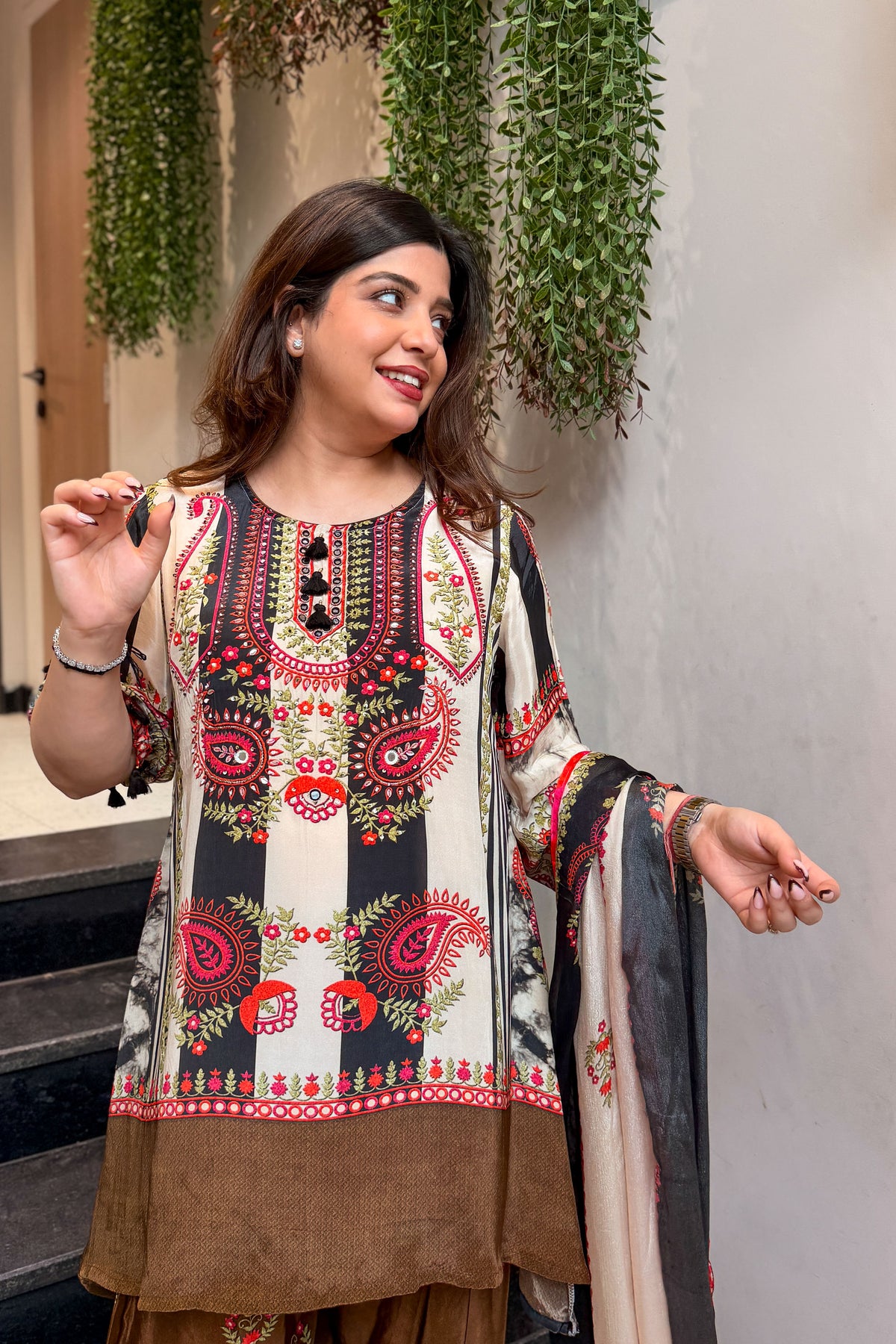 Ibadat Printed & Embroidered Suit Set