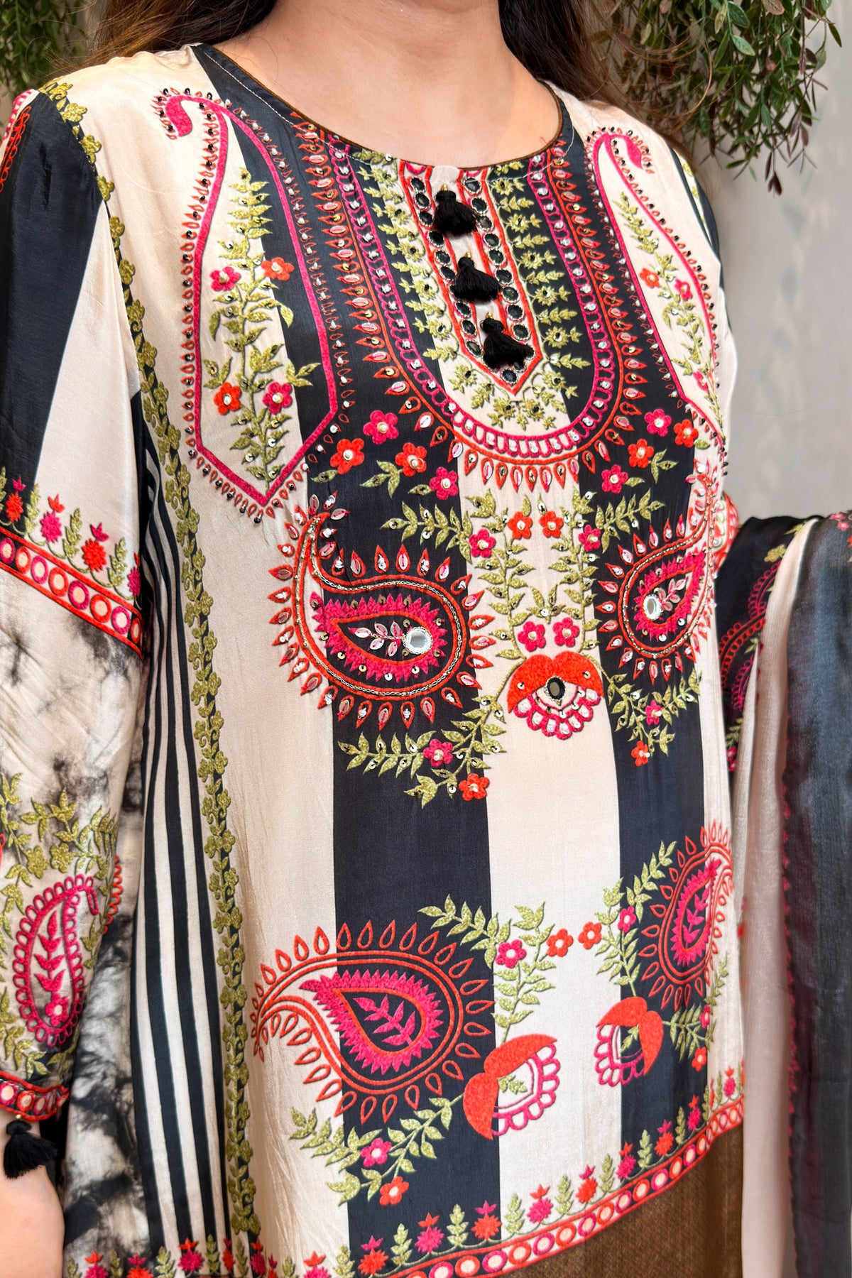 Ibadat Printed & Embroidered Suit Set